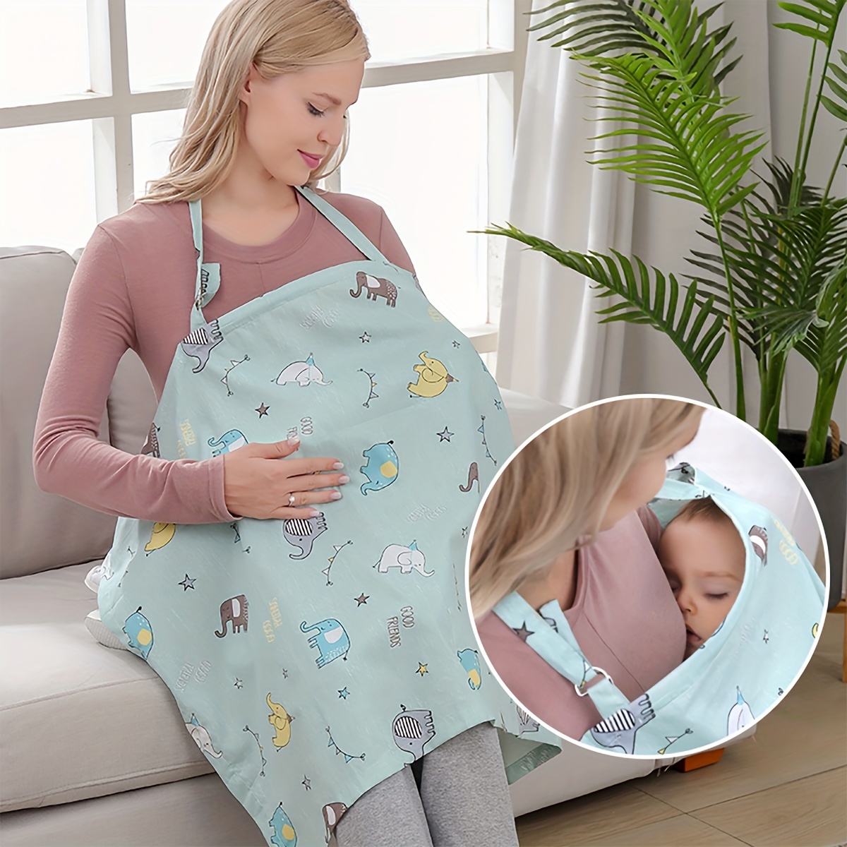 Nursing Cover Breastfeeding - Syal Penutup Menyusui Ibu Hamil, Kereta