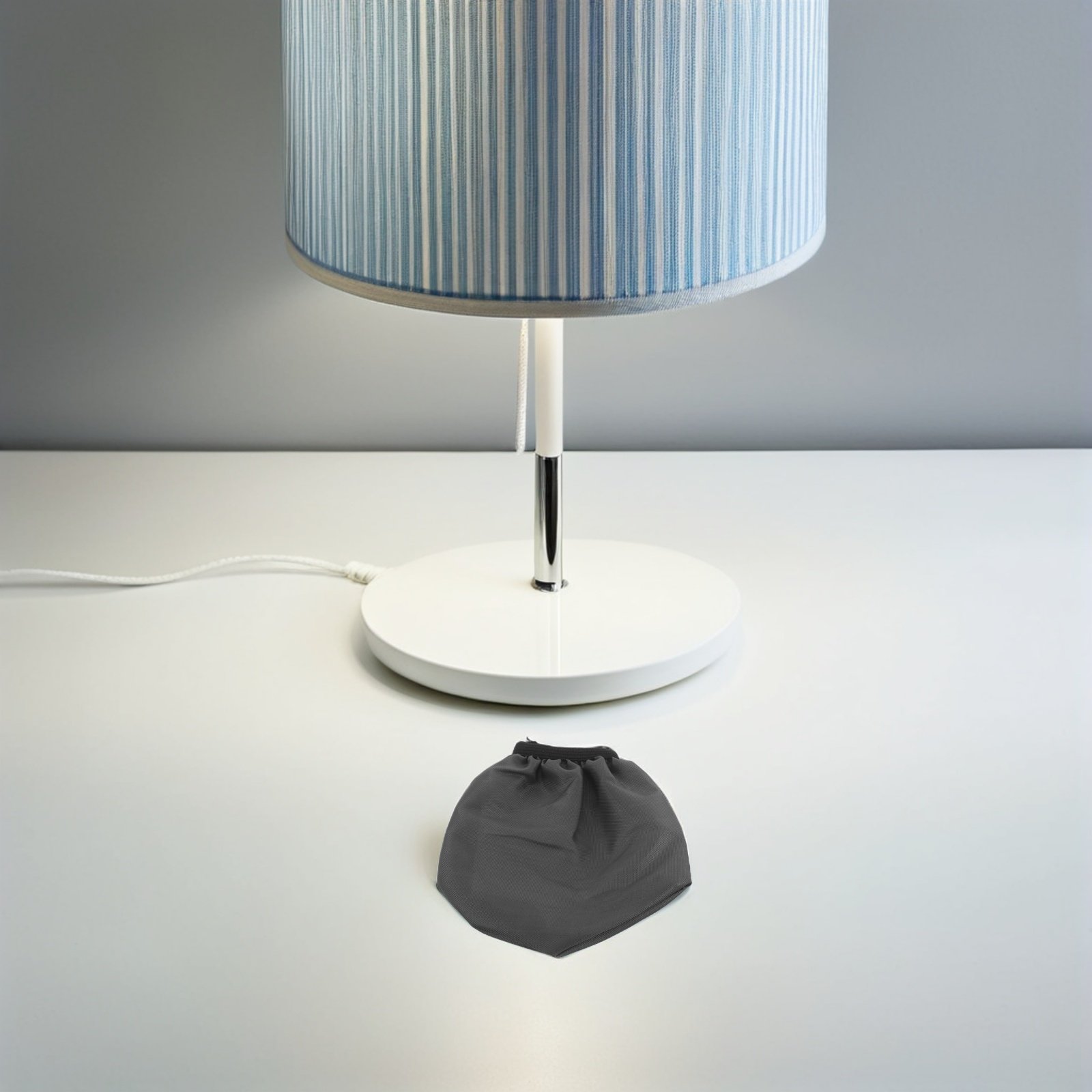 Baby Nursery Light Shade - Pelindung Lampu Bayi, Warna Abu-abu Gelap,