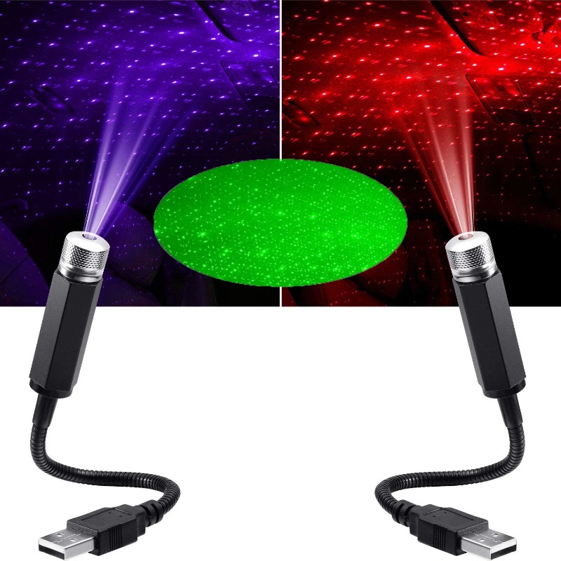Night Light Projector Stars - Lampu Malam Langit Berbintang LED Romantis
