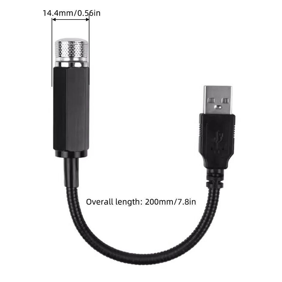 Night Light Projector Stars - Lampu LED Mini USB 5V untuk