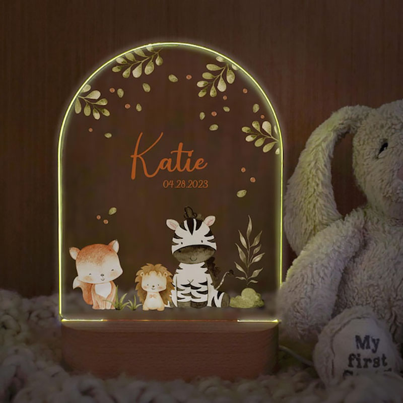 Nama Kustom Lampu Malam Bayi P - Baby Nursery Girl ulasan dan harga