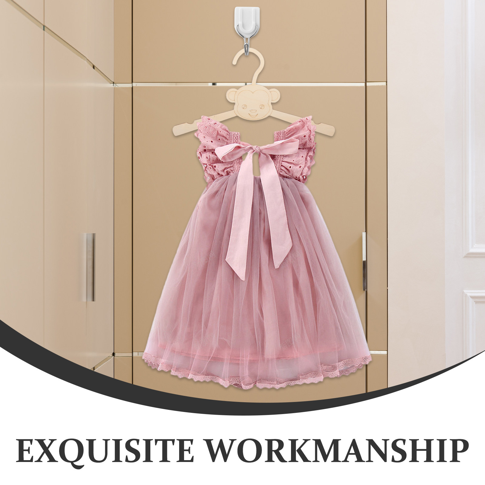 10 Buah Gantungan Baju Anak-an - Baby Nursery Closet ulasan dan harga