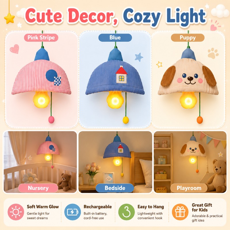 Lampu Malam Gantung Isi Ulang  - Baby Nursery Light Shade ulasan dan harga