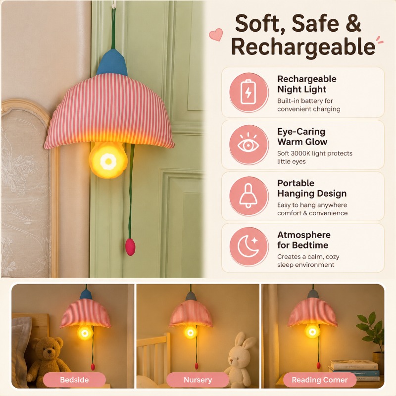 Lampu Malam Gantung Isi Ulang  - Baby Nursery Light Shade ulasan dan harga