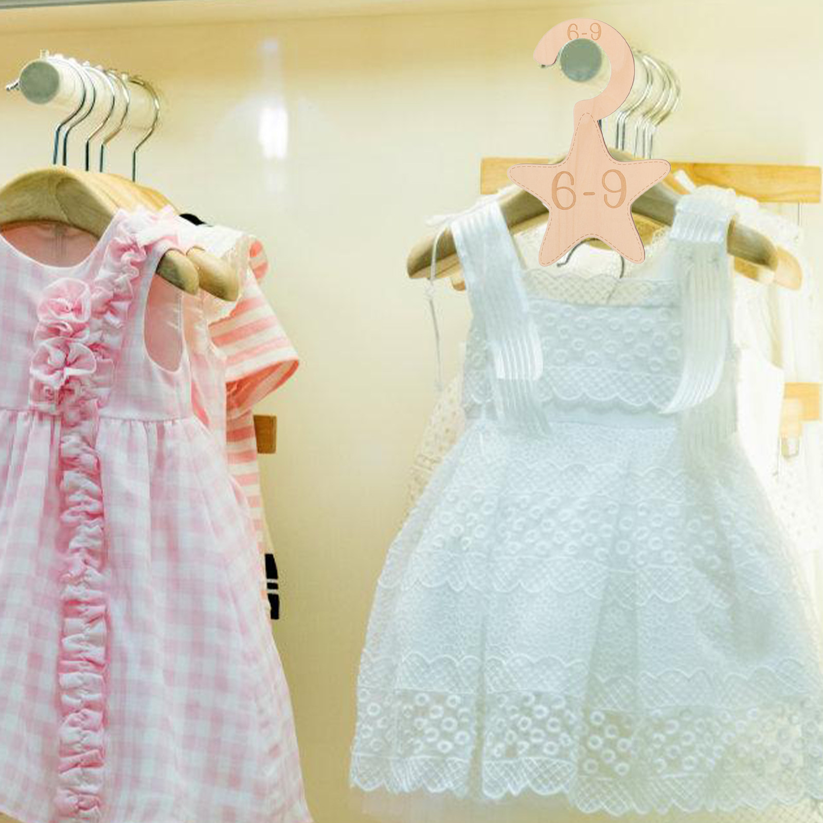7 Buah Pembatas Lemari Pakaian - Baby Nursery Closet ulasan dan harga
