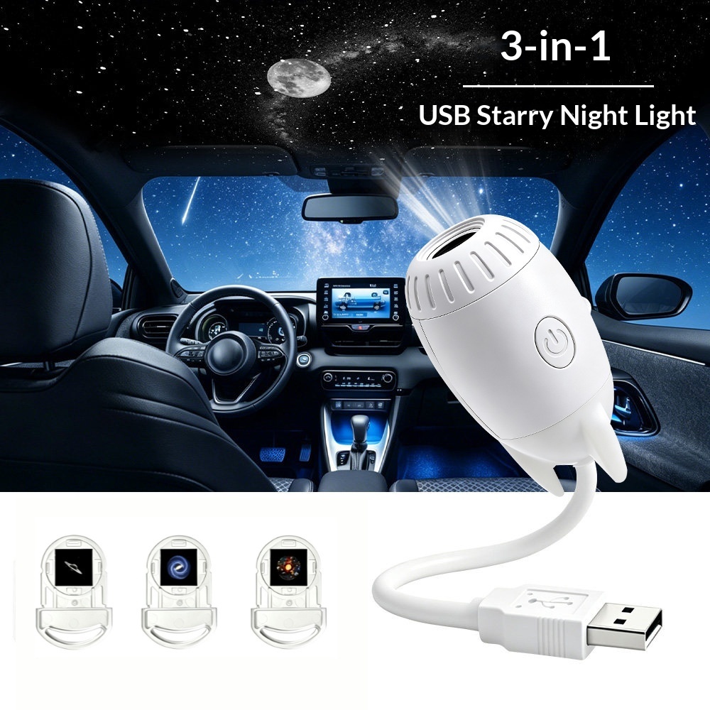 Proyektor Mini USB Lampu Binta - Night Light Projector Stars ulasan dan harga