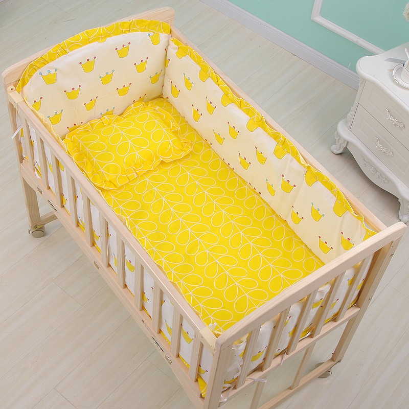 6 buah Set tempat tidur katun  - Convertible Crib Set ulasan dan harga