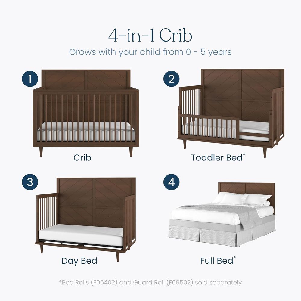 Set Perlengkapan Kamar Bayi Su - Convertible Crib Set ulasan dan harga