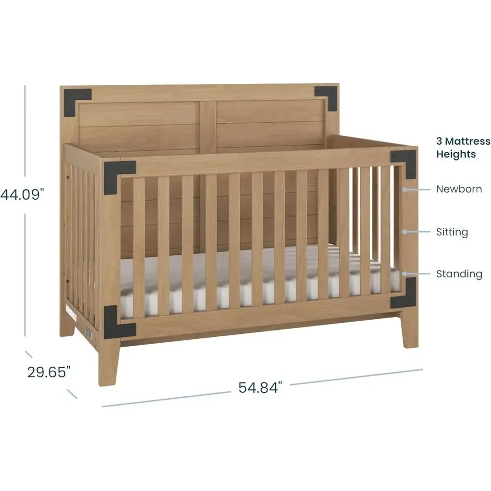 Lucas Design Set Furnitur Temp - Convertible Crib Set ulasan dan harga
