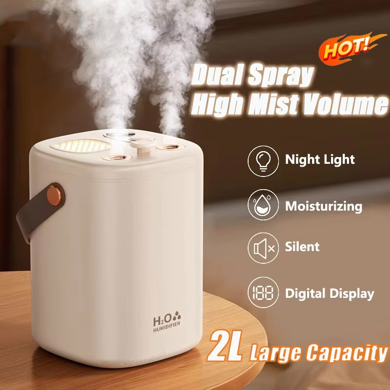 Humidifier Ultrasonik 2L untuk - Baby Nursery Humidifier ulasan dan harga
