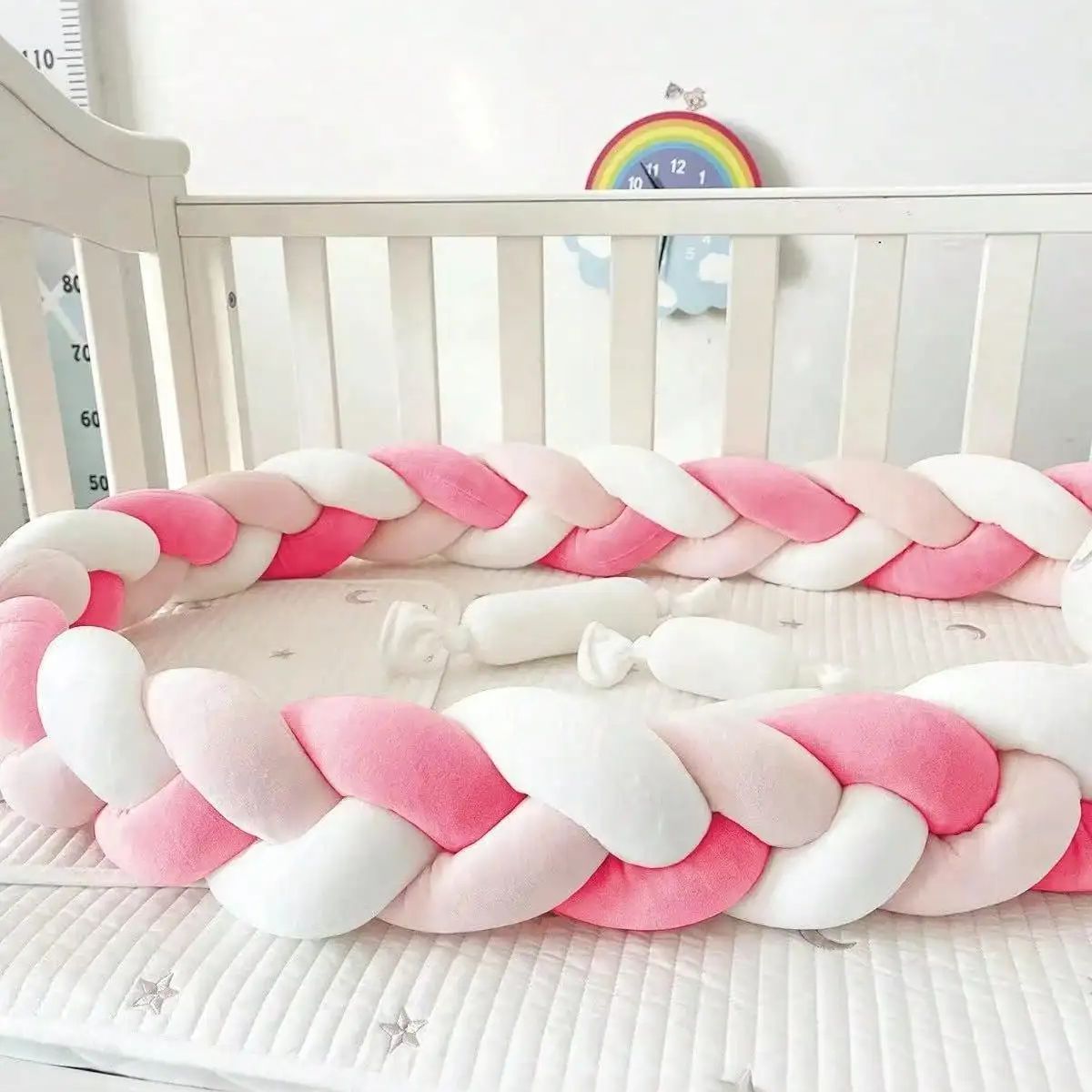 Pelindung Tempat Tidur Bayi, B - Convertible Crib Set ulasan dan harga