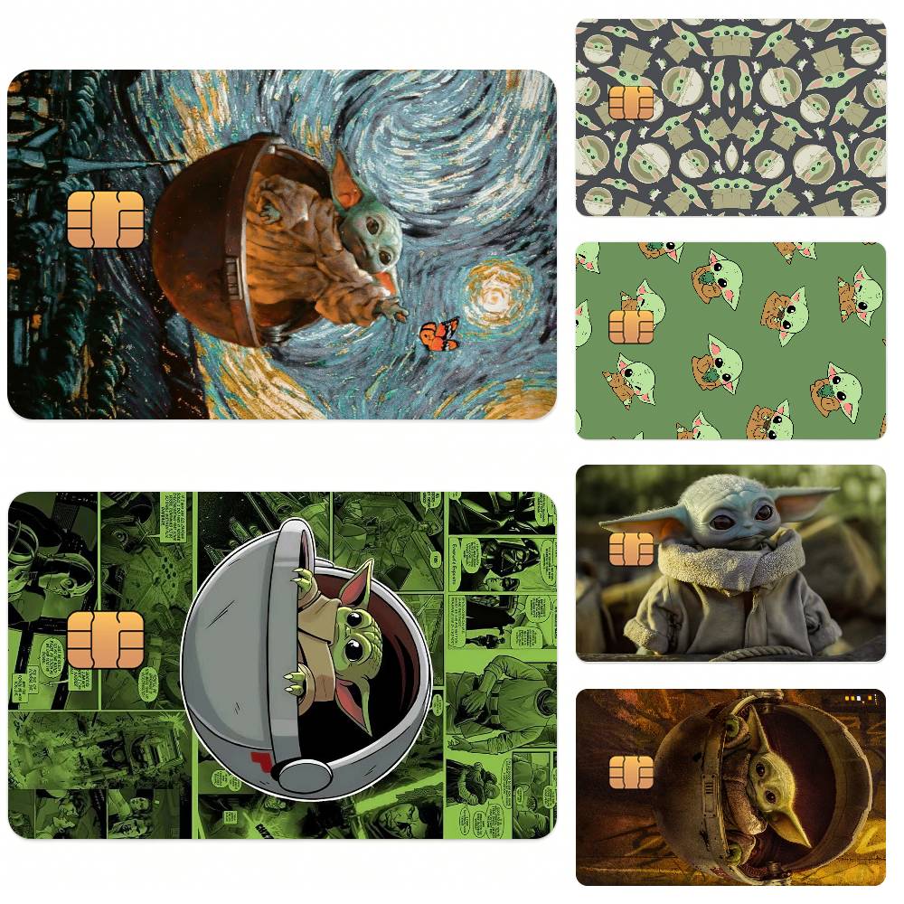 Stiker Kulit Kartu Kredit S-St - Baby Yoda Nursery Decor ulasan dan harga