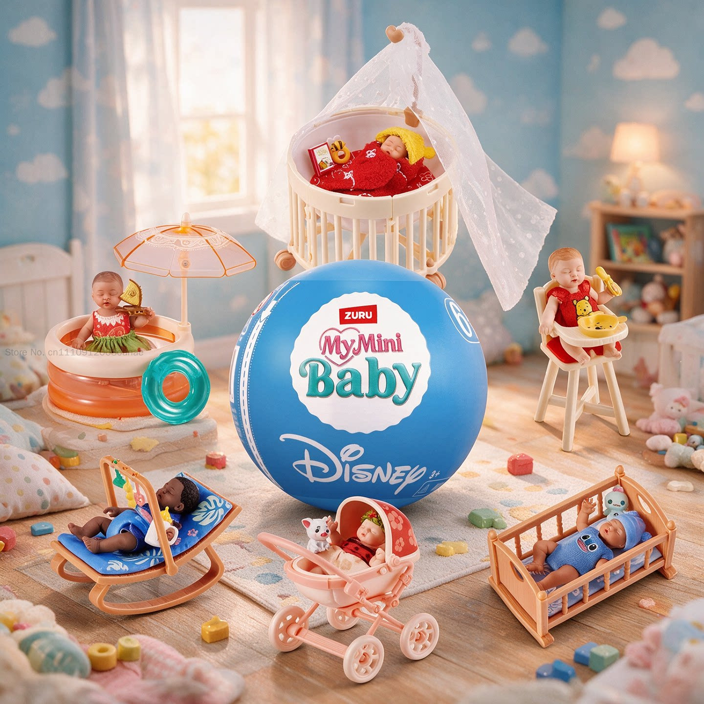 ZURU My Mini Baby Disney Bonek - Baby Nursery Winnie The Pooh ulasan dan harga