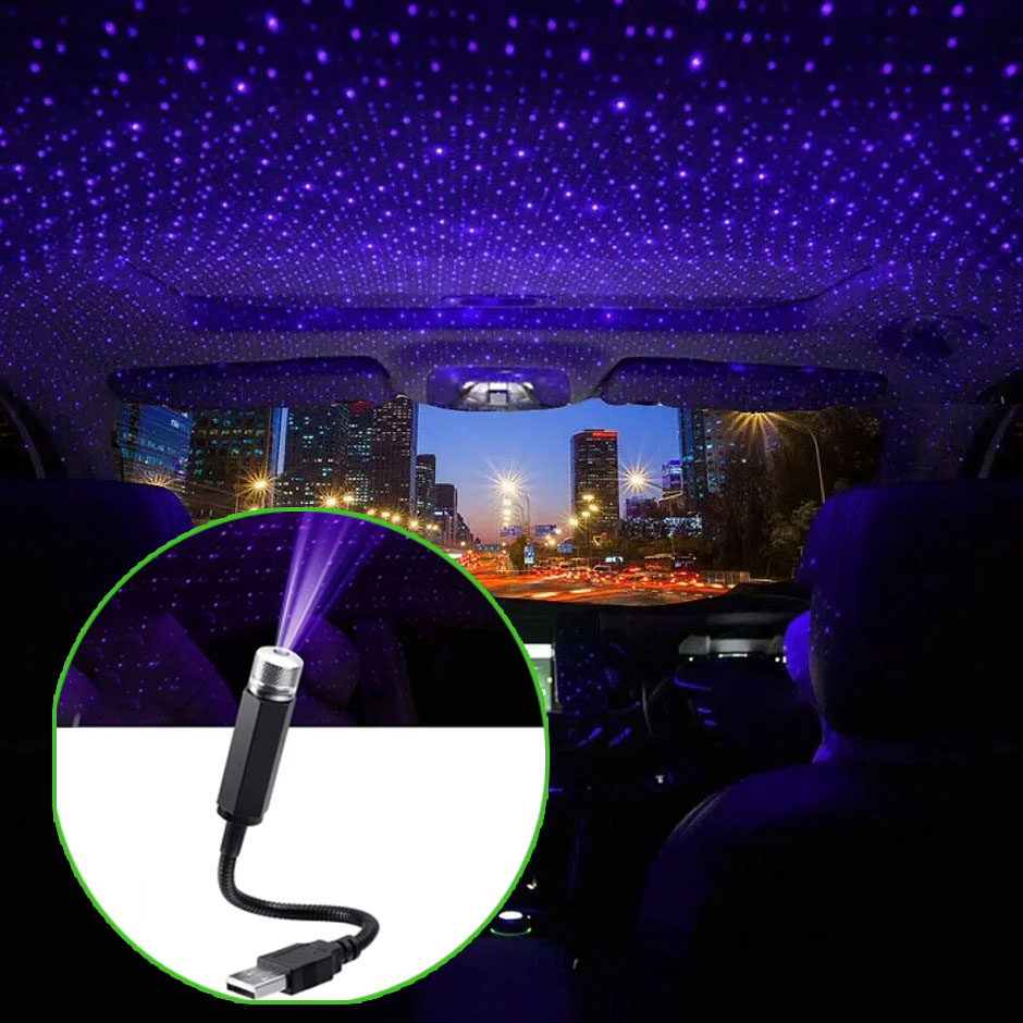 Lampu LED Mini USB 5V untuk Mo - Night Light Projector Stars ulasan dan harga