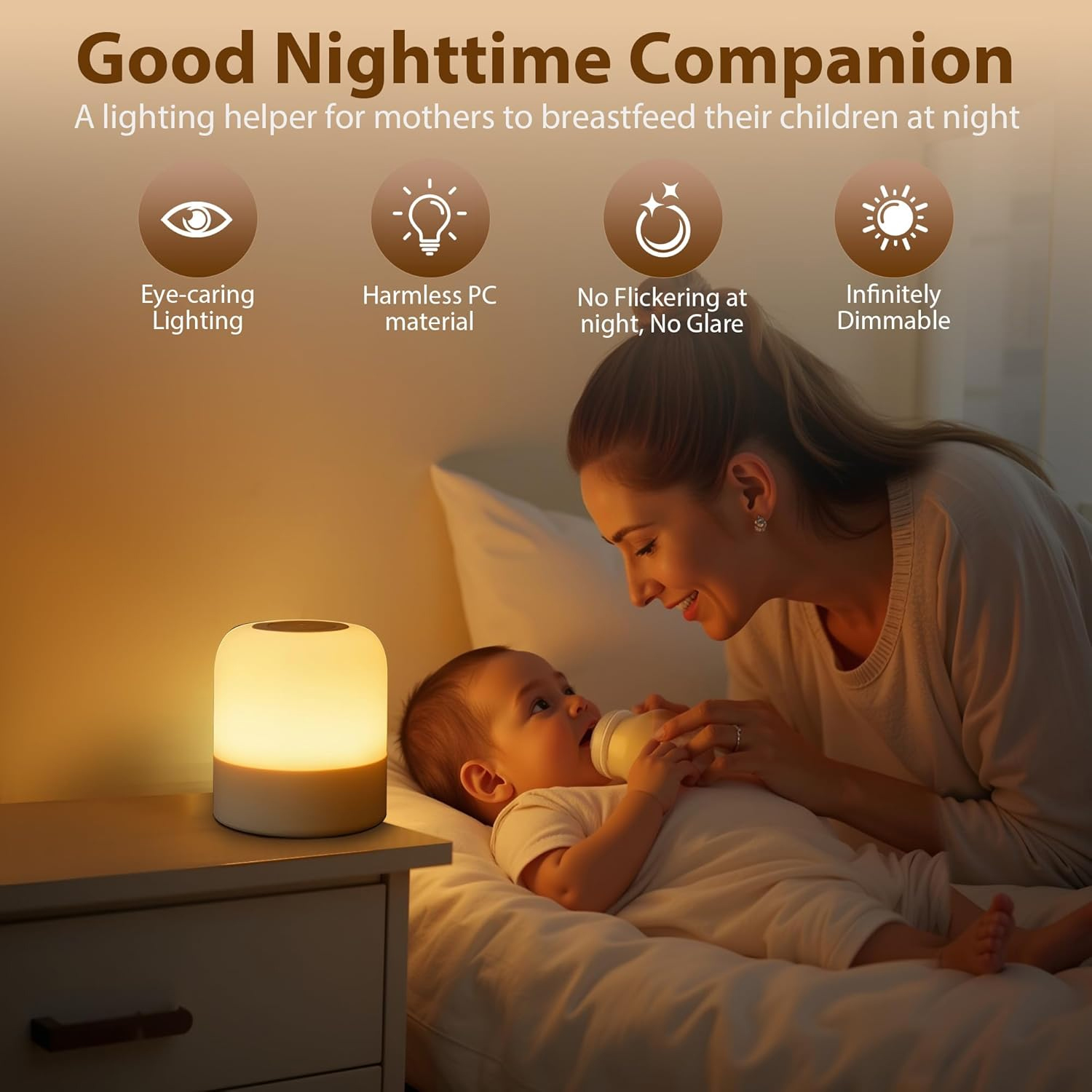 1 Buah Lampu Malam Bayi Portab - Baby Nursery Equipment ulasan dan harga