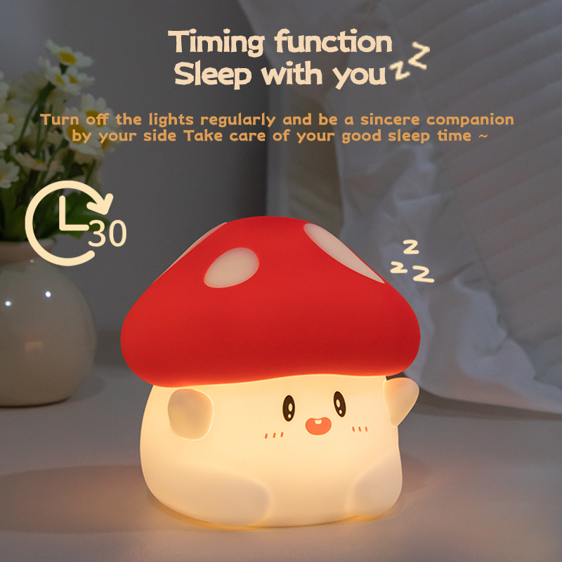 Lampu malam jamur LED, lentera - Baby Nursery Equipment ulasan dan harga