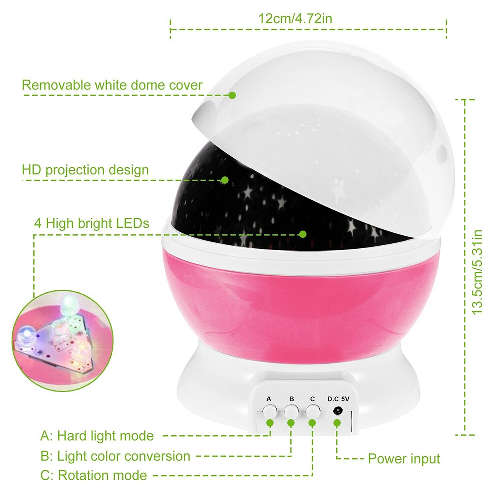 Proyektor Lampu Malam Langit B - Baby Nursery Equipment ulasan dan harga