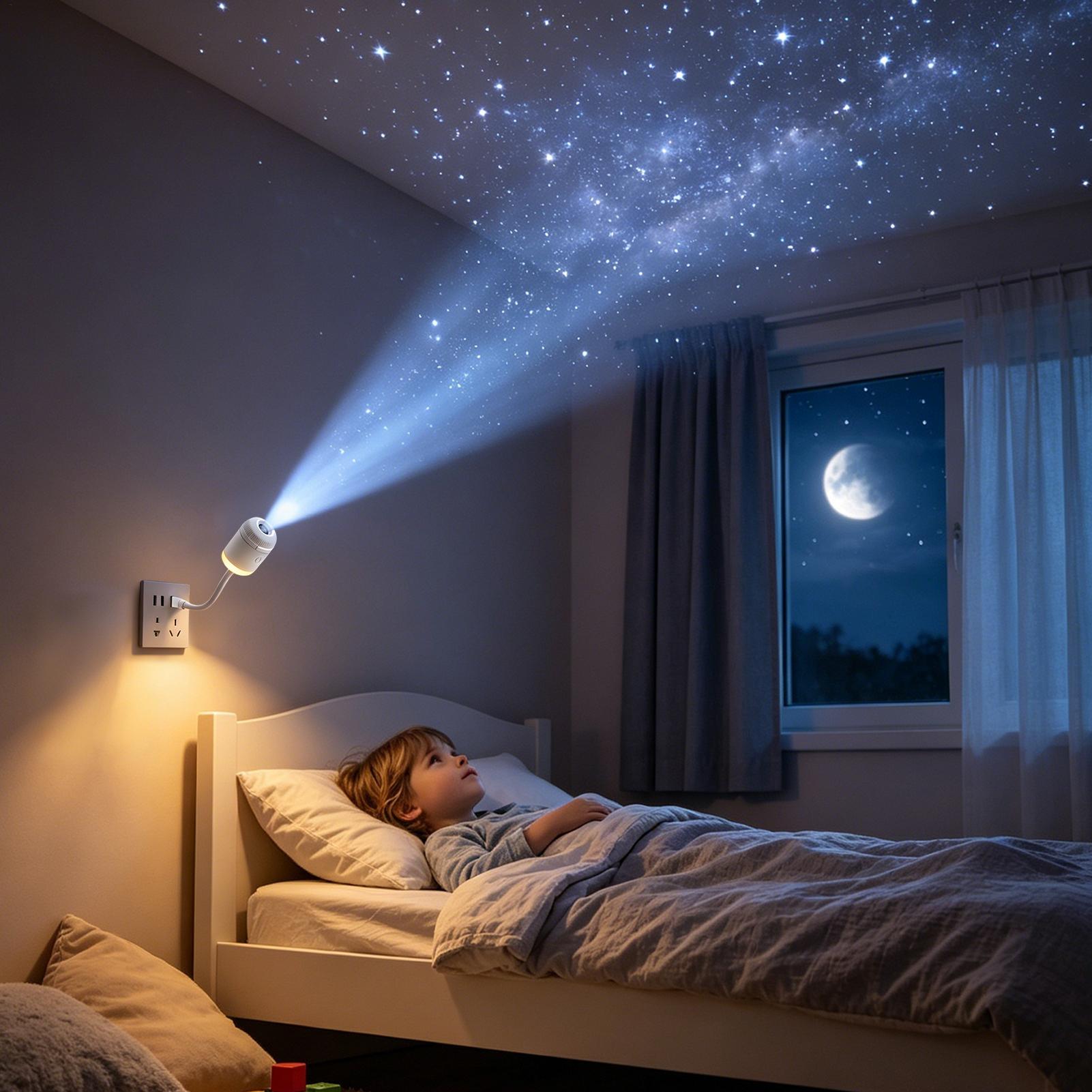 24 buah Slide Proyeksi 2in1 Mi - Night Light Projector Stars ulasan dan harga