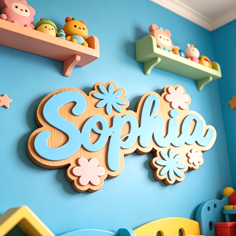 Papan Nama Kamar Bertema Bunga - Baby Nursery Themes ulasan dan harga