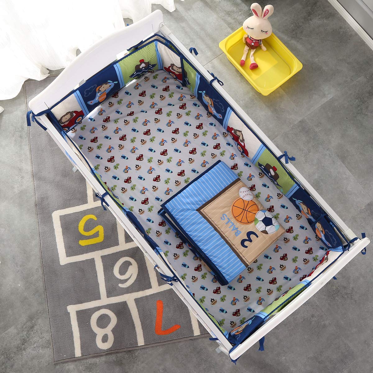 Set tempat tidur bayi, Set tem - Baby Nursery Themes ulasan dan harga