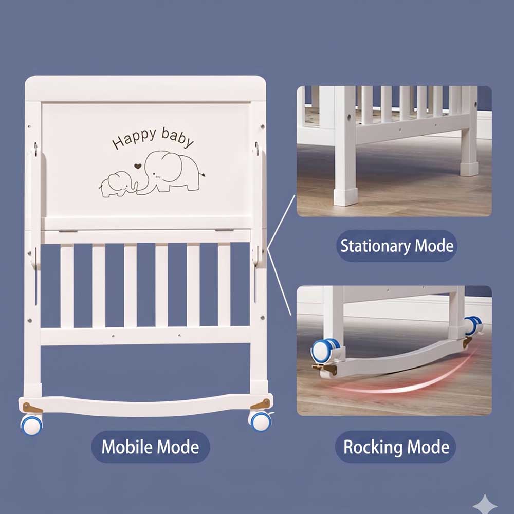Tempat Tidur Bayi Premium dari - Convertible Crib Set ulasan dan harga