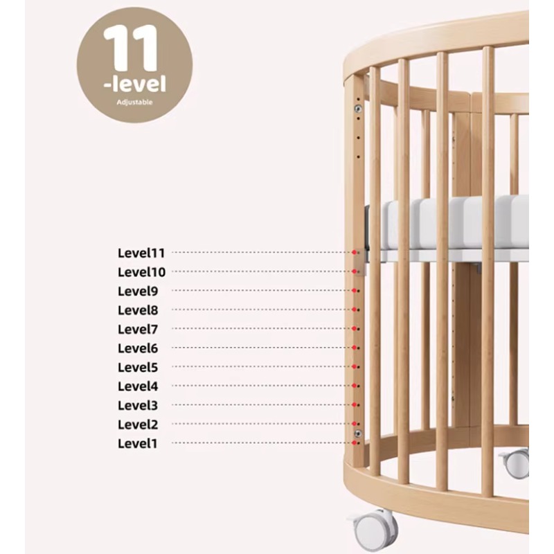Set furnitur bayi multifungsi  - Convertible Crib Set ulasan dan harga